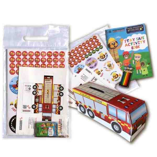 ECO Card Money Box Fire Engine - Activity Packs